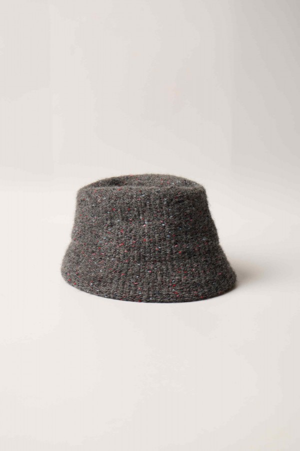 Cappello, misto lana, punto maglia